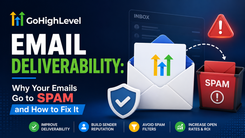 GoHighLevel Email Deliverability: Why Your Emails Go to Spam and How to Fix It