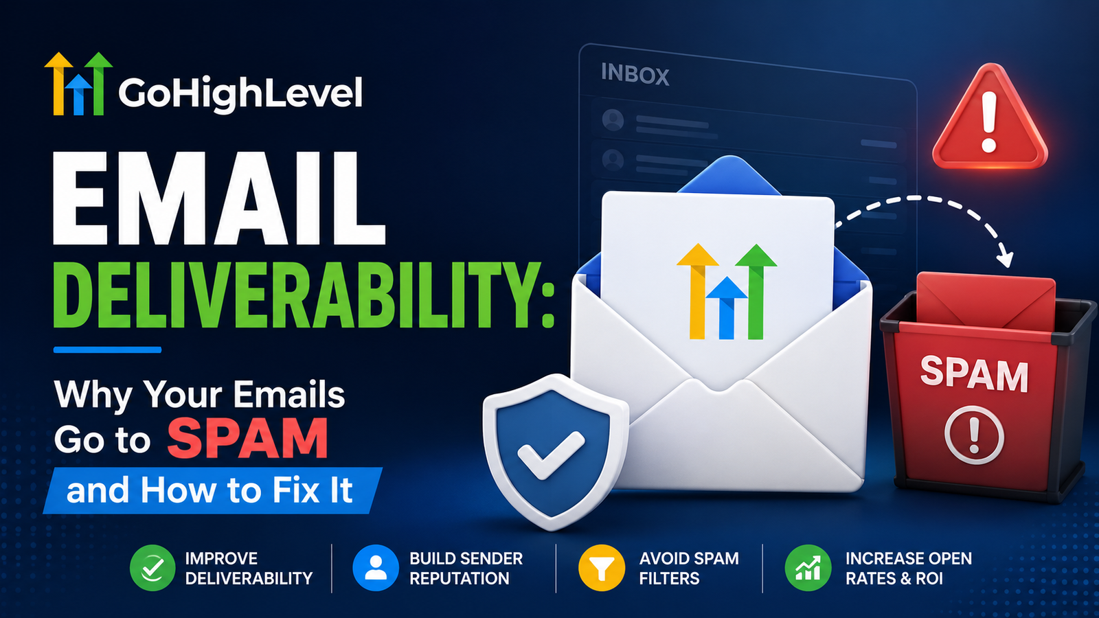GoHighLevel Email Deliverability: Why Your Emails Go to Spam and How to Fix It