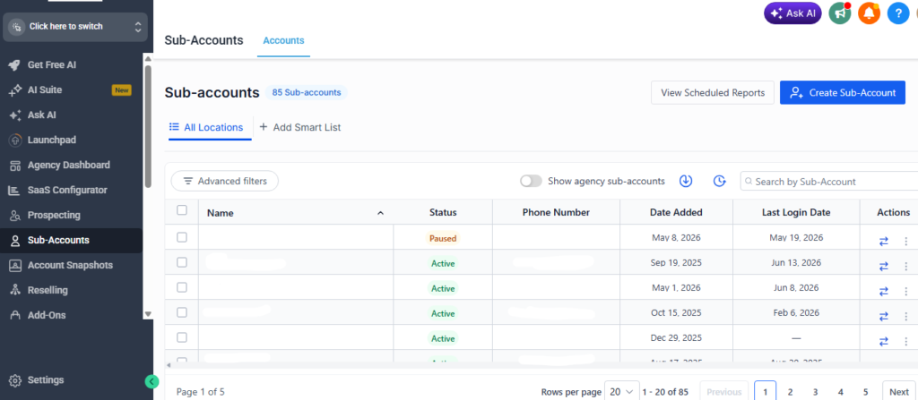 How to Create a Sub-Account in GoHighLevel (Step-by-Step Guide 2026)